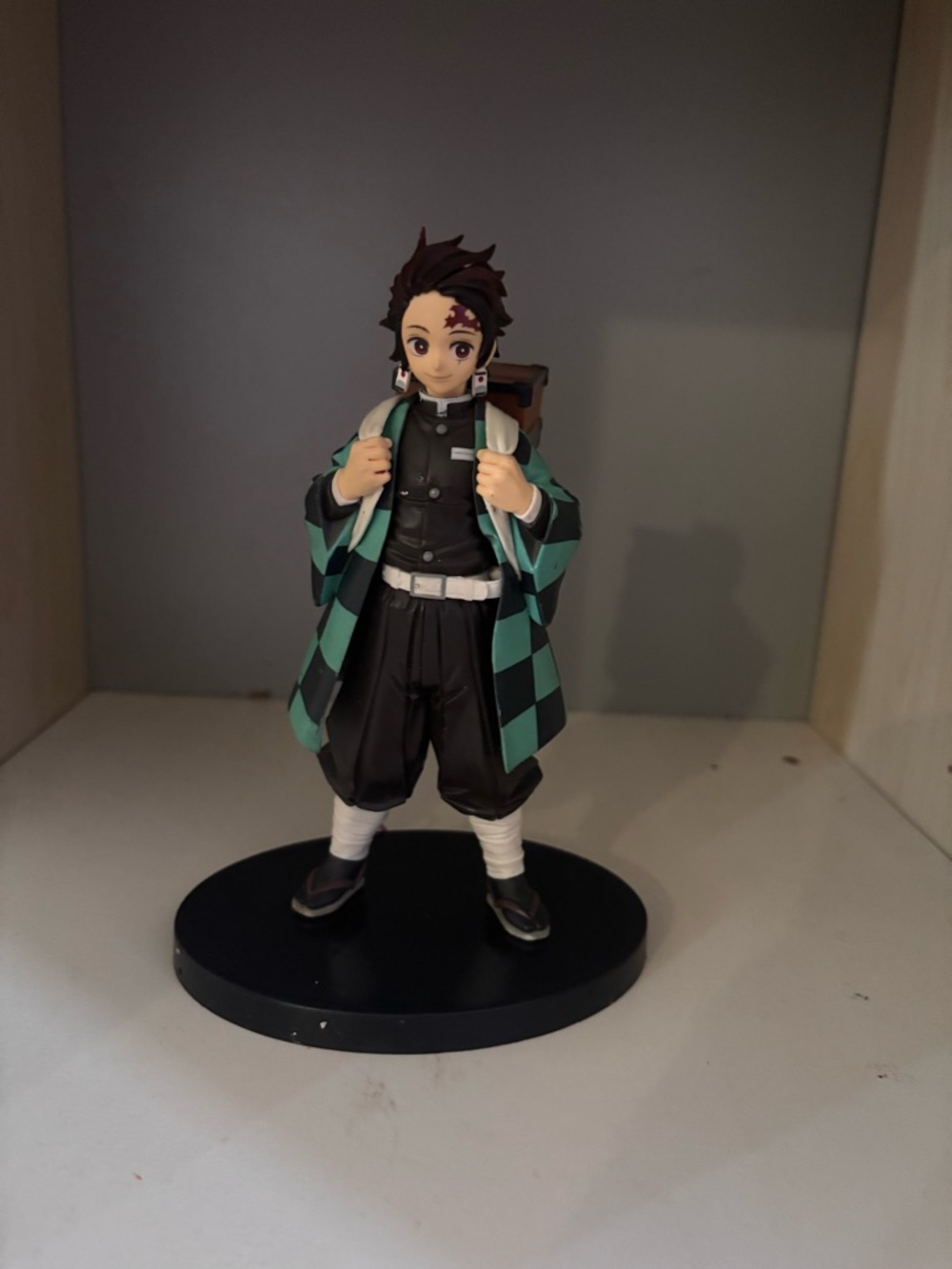 Demon Slayer Tanjiro Kamado Figure - Green Black Haori